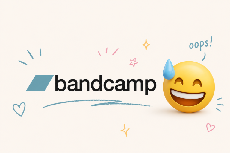 I Accidentally Forgot to Publish My Album on Bandcamp 😅