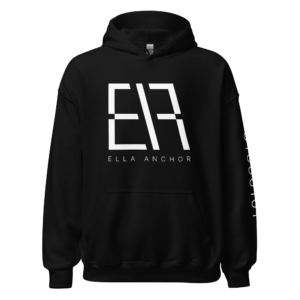 Unisex Hoodie - Logo Front Binary "E" Left Sleeve